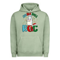 Pigment Oil Green jingle bell roc Urban Hoodie - MaliasSmallBusiness