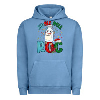 Pigment Pebble Blue jingle bell roc Urban Hoodie - MaliasSmallBusiness