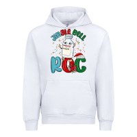 White jingle bell roc Urban Hoodie - MaliasSmallBusiness