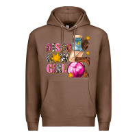 Chestnut disco cowgirl Premium Hoodie - texasbilliewilder