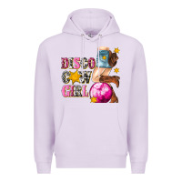 Lilac disco cowgirl Premium Hoodie - texasbilliewilder