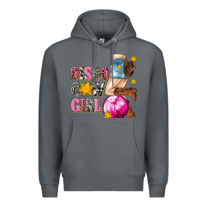 Disco Cowgirl Premium Hoodie by texasbilliewilder | Teevron