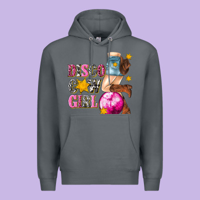 Premium Hoodie disco cowgirl