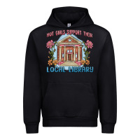 Black hot girls support their local library Urban Hoodie - MaliasSmallBusiness