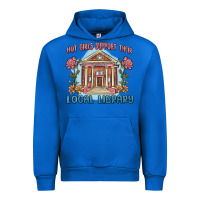 Cobalt hot girls support their local library Urban Hoodie - MaliasSmallBusiness
