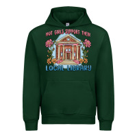 Forest Green hot girls support their local library Urban Hoodie - MaliasSmallBusiness