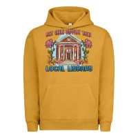 Pigment Peanut Butter hot girls support their local library Urban Hoodie - MaliasSmallBusiness