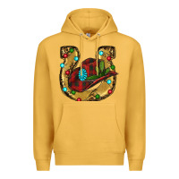 Mustard Christmas Horseshoe Premium Hoodie - RanaPortraitStore