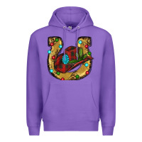 Purple Christmas Horseshoe Premium Hoodie - RanaPortraitStore