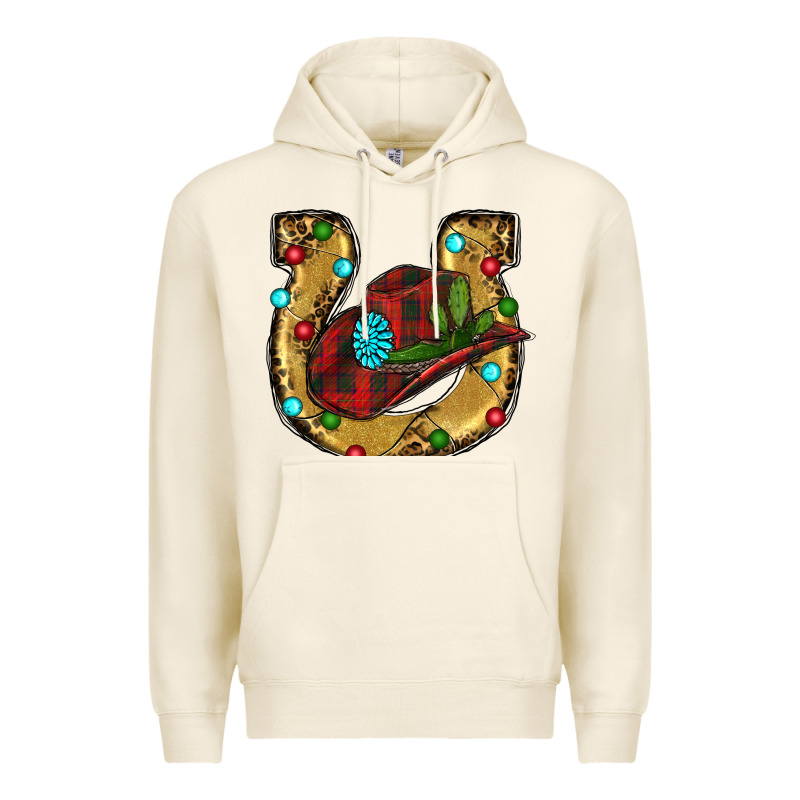 Christmas Horseshoe Premium Hoodie by RanaPortraitStore | Teevron