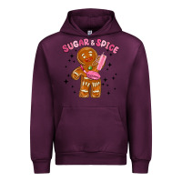 Mauve Wine sugar and spice Urban Hoodie - MaliasSmallBusiness