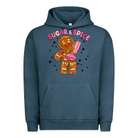 Pigment Midnight Navy sugar and spice Urban Hoodie - MaliasSmallBusiness