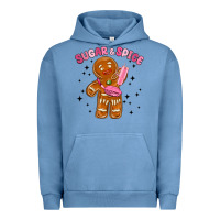 Pigment Pebble Blue sugar and spice Urban Hoodie - MaliasSmallBusiness