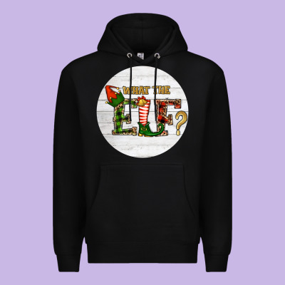 Premium Hoodie What The Elf Christmas