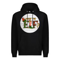 Black What The Elf Christmas Premium Hoodie - RanaPortraitStore