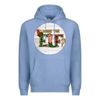Colony Blue What The Elf Christmas Premium Hoodie - RanaPortraitStore