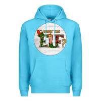 Ocean Blue What The Elf Christmas Premium Hoodie - RanaPortraitStore