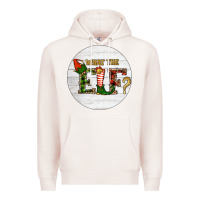 Pale Pink What The Elf Christmas Premium Hoodie - RanaPortraitStore