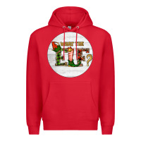 Red What The Elf Christmas Premium Hoodie - RanaPortraitStore