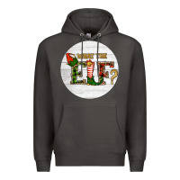 Smoke What The Elf Christmas Premium Hoodie - RanaPortraitStore