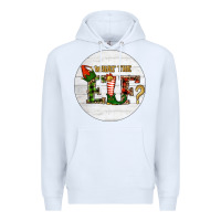 White What The Elf Christmas Premium Hoodie - RanaPortraitStore