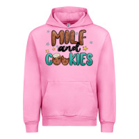 Fuchsia Pink milf and cookies Urban Hoodie - MaliasSmallBusiness
