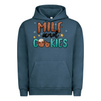 Pigment Midnight Navy milf and cookies Urban Hoodie - MaliasSmallBusiness