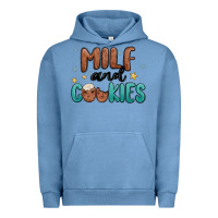 Pigment Pebble Blue milf and cookies Urban Hoodie - MaliasSmallBusiness