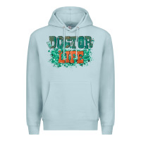 Blue Mist doctor life Premium Hoodie - texasbilliewilder