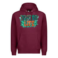 Burgundy doctor life Premium Hoodie - texasbilliewilder