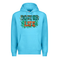 Ocean Blue doctor life Premium Hoodie - texasbilliewilder