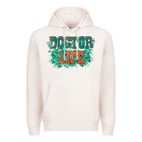Pale Pink doctor life Premium Hoodie - texasbilliewilder