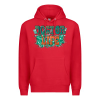Red doctor life Premium Hoodie - texasbilliewilder