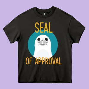 Seal Of Approval Heavy Core Tee Designed By Bettercallsaul