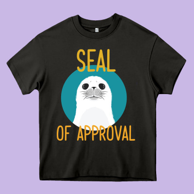 Seal Of Approval Heavy Core Tee Designed By Bettercallsaul