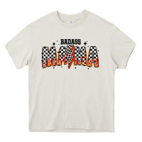 Cream baddas mama Heavy Core Tee - CowhideDigitalArt