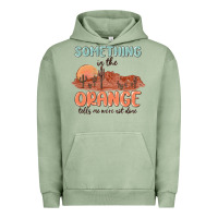 Pigment Oil Green something in the orange Urban Hoodie - MaliasSmallBusiness