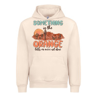 Sandshell something in the orange Urban Hoodie - MaliasSmallBusiness
