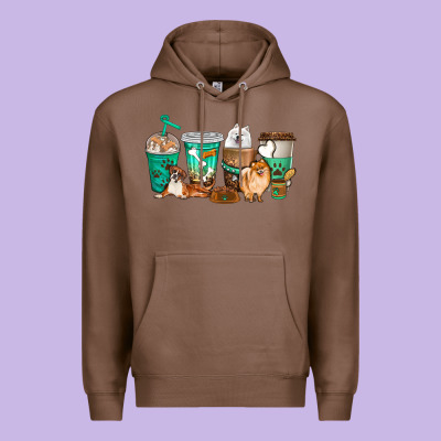 Premium Hoodie dog coffee cups