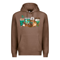 Chestnut dog coffee cups Premium Hoodie - texasbilliewilder
