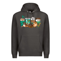 Smoke dog coffee cups Premium Hoodie - texasbilliewilder