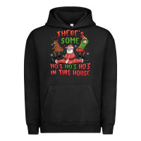 Pigment Black there's some ho's ho's ho's in this house Urban Hoodie - MaliasSmallBusiness