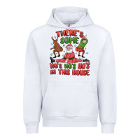 White there's some ho's ho's ho's in this house Urban Hoodie - MaliasSmallBusiness