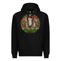 Black Christmas Horse Premium Hoodie - RanaPortraitStore