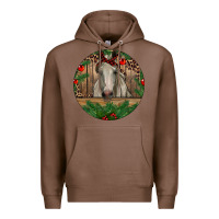 Chestnut Christmas Horse Premium Hoodie - RanaPortraitStore