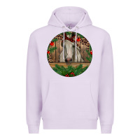 Lilac Christmas Horse Premium Hoodie - RanaPortraitStore