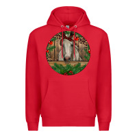 Red Christmas Horse Premium Hoodie - RanaPortraitStore