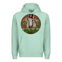 Seafoam Christmas Horse Premium Hoodie - RanaPortraitStore