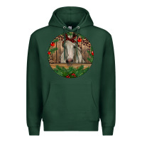 Sports Green Christmas Horse Premium Hoodie - RanaPortraitStore