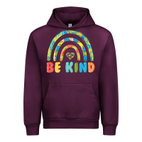 Mauve Wine be kind autism Urban Hoodie - MaliasSmallBusiness